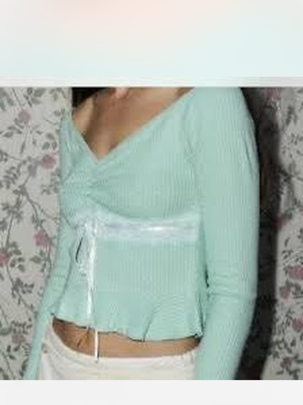 Urban Outfitters Gianna Off The Shoulder Lace Inset Top